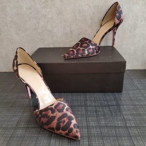 J.Crew Shoes Elsie d'Orsay Pumps Leopard